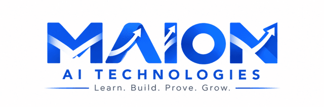 Maion AI Technologies - Learn. Build. Prove. Grow. Official Logo